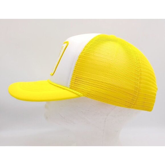 Kendra Scott Snap Back Born To Shine Trucker Yellow White Summer Cap main image 5
